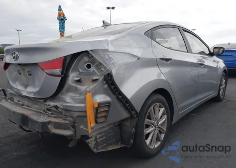2015 Hyundai Elantra из США, поврежденный, VIN 59TDH4AE6FH639488